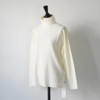 lelill (レリル) | ハイテクワイドリブ ニット タートル (エクリュ) size 38 | 定番 軽量 高通気 超速乾の商品画像