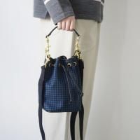 BRADY | ELY (navy gingham x black) | LOCHCARRON WOOL CHECK ֥ǥ Хå ͥӡ 󥬥 25AWξʲ