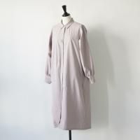 lelill (レリル) | オールウェザーギャザーOP (グレージュ) size 38 | ワンピース 比翼 ヒヨク仕立ての商品画像