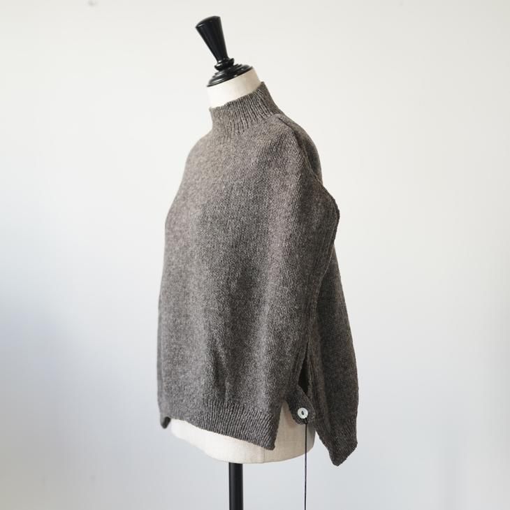 utilité グレージュハイネックニットベスト　ユティリテ utilité グレージュハイネックニットベスト 楽天市場】グレー
