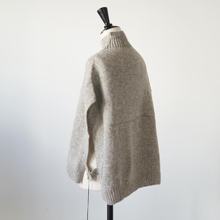 utilite モックネックベスト 25AW グレージュ　フリーサイズ utilite (ユティリテ) | モックネックベスト (グレージュ/ブラウン