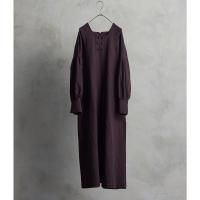 the last flower of the afternoon | ߤξ Square Neck tucked dress (bordeaux) | 饹ȥե֥ե̡ξʲ