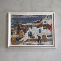 INGEGERD LINDER (インゲヤード・リンダー) | Landscape | Oil painting 油絵 北欧 スウェーデン ミッドセンチュリー MDCの商品画像