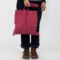 A WORLD OF CRAFT | RUTA tote bag (red/blue) | ȡȥХå ̲ ǥξʲ