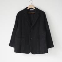 pub (ピューブ) | ウールリネン綾 テーラードジャケット  (ブラック) | アウター JK25511 25AWの商品画像