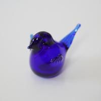 Cobalt Blue Glass Bird Figurine | ���Х�ȥ֥롼��Ļ 1970ǯ�� | �̲�������ơ��� ���������ǥ� ���饹 Ħ�� ��ʪ �ߥåɥ������꡼ �ξ��ʲ���