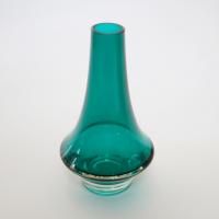 Riihimaen Lasi (by Tamara Aladin) | Green glass vase 1960's | ̲ơ 饹 ꡼ҥޥ饷 ե Riihimakiξʲ