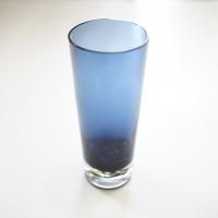 Nuutajarvi (by Kaj Franck) | KF 287 glass vase (smoke blue) H27 | ̲ơ 饹 ե ̡ξʲ