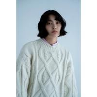 MANON (ޥΥ) | SHORT LENGTH OVERCABLE KNIT (off white) one size | 硼ȥ󥰥С֥˥å 25AWξʲ
