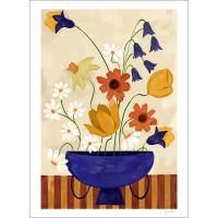 THE POSTER CLUB x  Frankie Penwill | Colourful Bunch in Blue Vase | 30x40cm ȥݥ ̲ ǥޡξʲ