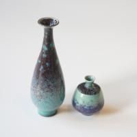 BERNDT FRIBERG (٥ȡե꡼٥) | set of miniture vases, turquoiuse, blue and dark purple | ̲ơξʲ