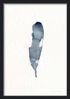THE CLAY PLAY | WATERCOLOR BLUE BIRD FEATHER (SINGLE) | A4 ȥץ/ݥξʲ