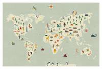 ڥͥݥ̵BLANCA GOMEZ | WORLD MAP | A4 ȥץ/ݥξʲ