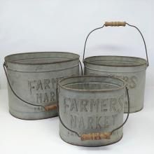 ブリキ・オーバルタブSET2 CG-EZ-94-140 - ガーデニング雑貨TOOLBOX