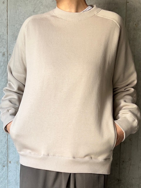 comm.arch. Rec: Spanish Pima Sweat P/O（Faded Mist） - calme