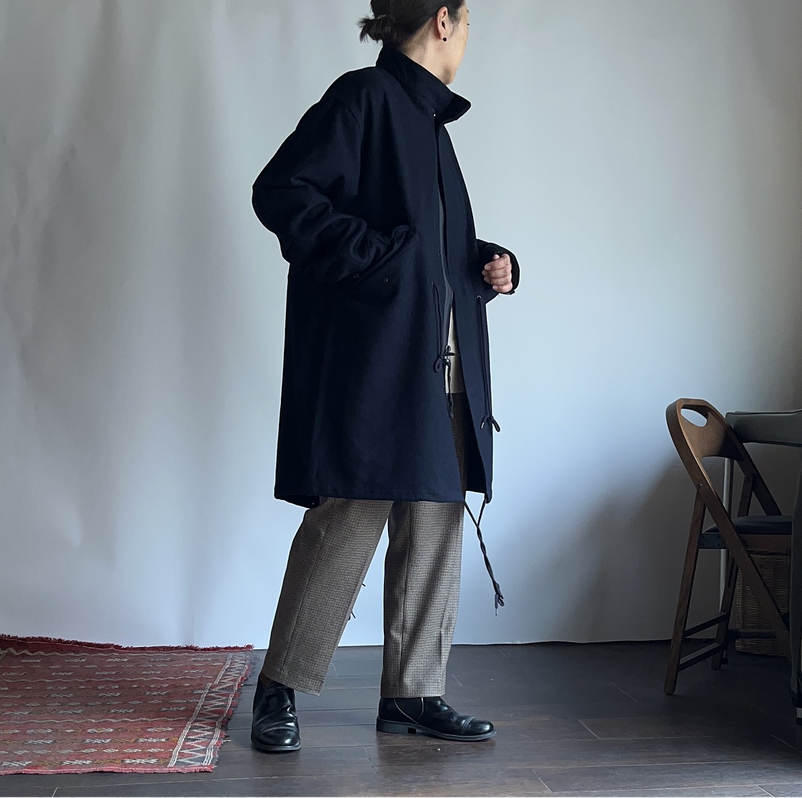 WAIPER.inc M-65 FISHTAIL PARKA メルトンコート（ネイビー） - calme