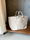 TRIBECA HEAVY WEIGHT CANVAS TOTE BAGIVORY