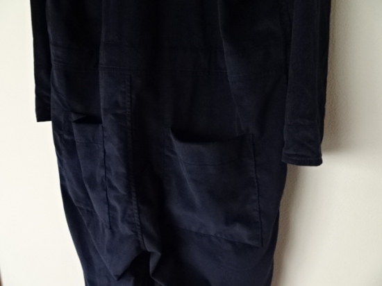 Yarmo Boiler Suit (Navy Corduroy) - calme online shop