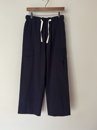 Honnete Easy Shell Trousers（Dark Navy） - calme online shop