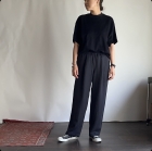 <img class='new_mark_img1' src='https://img.shop-pro.jp/img/new/icons47.gif' style='border:none;display:inline;margin:0px;padding:0px;width:auto;' />comm.arch. Soft Satin Wide Easy PantsBlue Hole)