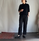 <img class='new_mark_img1' src='https://img.shop-pro.jp/img/new/icons47.gif' style='border:none;display:inline;margin:0px;padding:0px;width:auto;' />comm.arch. Linen Easy Trousers (Blackout)
