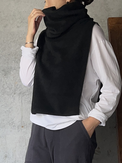 ALWEL FLEECE HIGH NECK GAITER（BLACK） - calme online shop