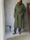 F/ACSION  MATSU OLIVE (LONG LENGTH RAIN PARKA)