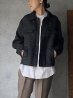 comm. arch.  Wool Linen Tweed Shirt Jacket