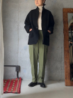 <img class='new_mark_img1' src='https://img.shop-pro.jp/img/new/icons47.gif' style='border:none;display:inline;margin:0px;padding:0px;width:auto;' />Honnete Heavy Weight Washed Wool Short Coat JKBlack