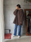 <img class='new_mark_img1' src='https://img.shop-pro.jp/img/new/icons47.gif' style='border:none;display:inline;margin:0px;padding:0px;width:auto;' />Honnete Oversized No Collar JKʥ֥饦