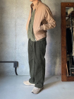 WAIPER.inc FRENCH ARMY M-52 CHINO TROUSERS CORDUROY (OLIVE)