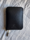GLENROYAL SMALL ZIP WALLET ��NEW BLACK/LAKELAND BRIDLE LEATHER��