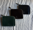 GLENROYAL NEW ZIP MINI PURSE (NEW BLACK / CIGAR / BOTTLE GREEN)
