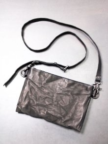 iolomDouble-folded sacoche bag /BLACK