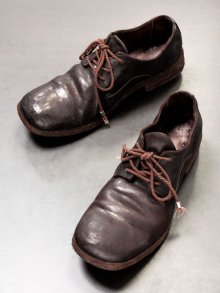 【incarnation】HORSE LEATHER DERBY #2 LINED LEATHER SOLES PIECE DYED  /BROWN