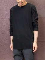 【DEVOA】Loose fit long sleeve merino wool /BLACK