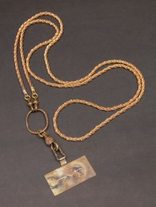 ※受注生産【iolom】Phone Strap Brass Rope Chain /Natural Brass