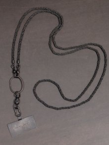 iolomPhone Strap Brass Rope Chain /BLACK