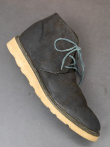 【incarnation】HORSE LEATHER  3HOLE CHAKER LINED CREPE SOLES PIECE DYED /DIRTY OLIVE SUEDE