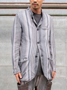 【incarnation】COTTON100% BOTTON FRONT JACKET UNLINED #3 /GRAY<img class='new_mark_img2' src='https://img.shop-pro.jp/img/new/icons1.gif' style='border:none;display:inline;margin:0px;padding:0px;width:auto;' />