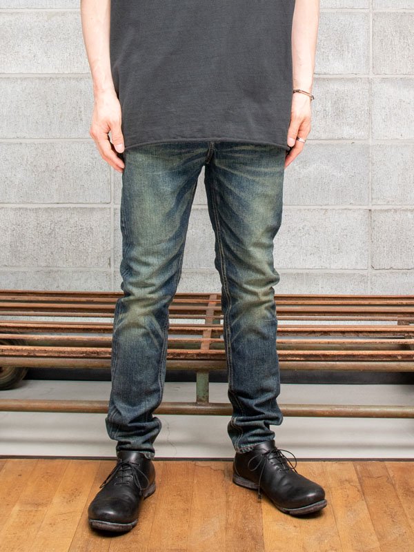 ISAMU KATAYAMA BACKLASH】 THE DENIM STRETCH SELVEDGE DENIM SEMI