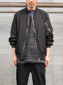 KLASICA 80's loose Flight Jacket / SHADOW CHECK