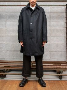 【KLASICA】 AVIATOR MELTON Simple Coat based on 1943 / BLACK