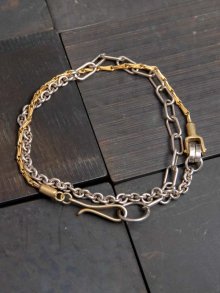 iolomSILVER&GOLD CHAIN Bracelet / io-02-149C