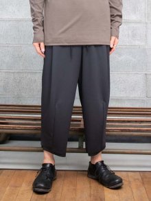 【DEVOA】 Cropped pants hybrid yarn jersey / GRAPHITE