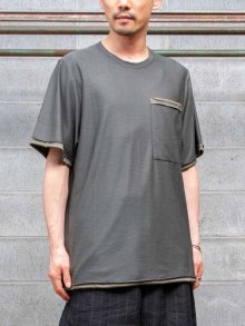 【KLASICA】 Over sized Pocket TEE / MOSS<img class='new_mark_img2' src='https://img.shop-pro.jp/img/new/icons1.gif' style='border:none;display:inline;margin:0px;padding:0px;width:auto;' />
