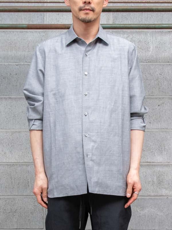 山内　高密度コットンダブルクロス・シャツジャケット 山内 高密度コットンダブルクロス・シャツジャケット - メルカリ