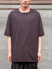 DEVOA Short sleeve cotton suvin soft jersey / COFFEE<img class='new_mark_img2' src='https://img.shop-pro.jp/img/new/icons1.gif' style='border:none;display:inline;margin:0px;padding:0px;width:auto;' />