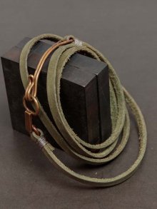 ߸ˤ iolom Layered Leather Bracelet BRINA io-02-043 /GREEN