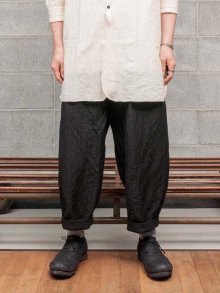 KLASICA GOSSE Hb Tucked2 Trousers / DARKNIGHT